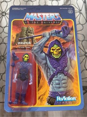 Funko Skeletor Masters Of The Universe MOTU Super 7 Reaction Toy Figure